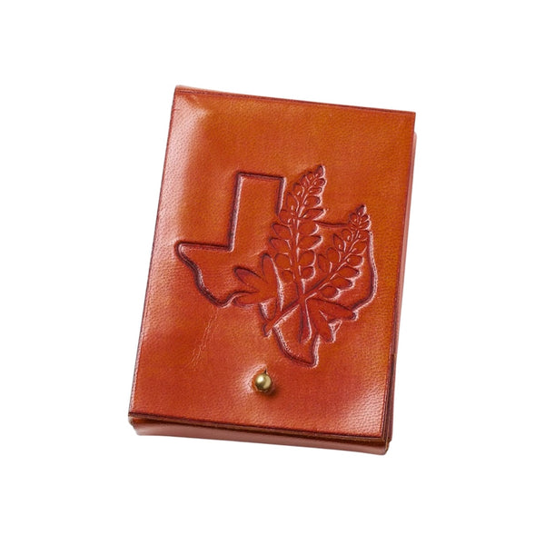 MTBE Bluebonnet Leather Playing Cards - Rancho Diaz