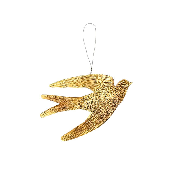 HAR Gold Antique Bird Ornament