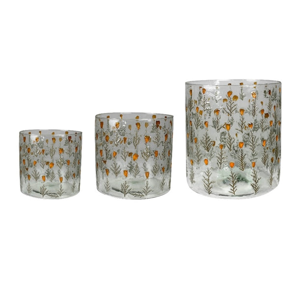 HAR Tiny Flower Hurricane Vase (in-store or curbside only)