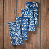 SRR Indigo Dabu Cotton Napkins - Set of 4 - Rancho Diaz