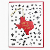 SWM Happy Holidays from Texas Ornament W/Card in Green - Rancho Diaz