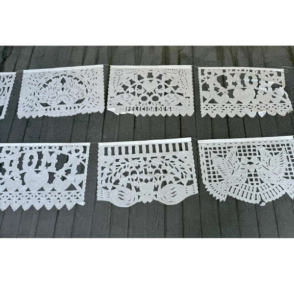 TTC White Wedding Papel Picado - Rancho Diaz