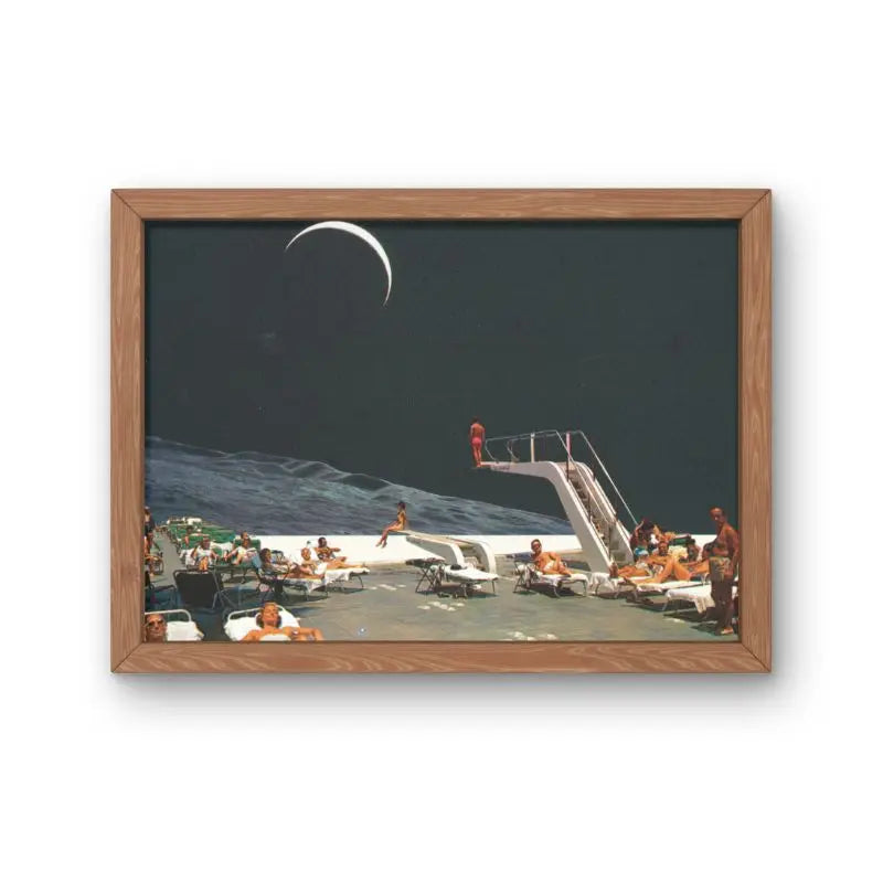 LKA Surreal Retro Collage Art Print - Rancho Diaz