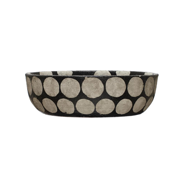 CCO Relief Dots Bowl - Black (Curbside & in-store pick up only) - Rancho Diaz