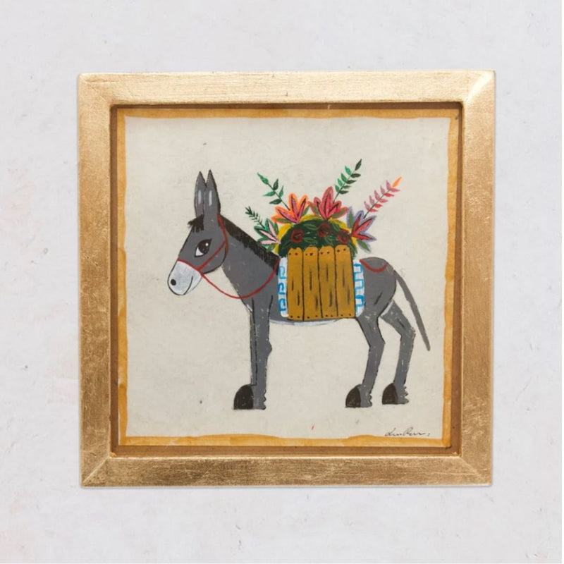RRS Donkey with Blanket Painting (Curbside & in-store pick up only) - Rancho Diaz
