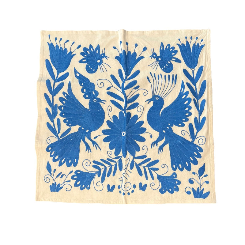 DAI  Otomi Pillow Cover (Bird/Floral) - Rancho Diaz