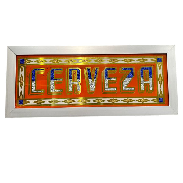 MQG  "Cerveza" Mirror Art (curbside or in-store only) - Rancho Diaz