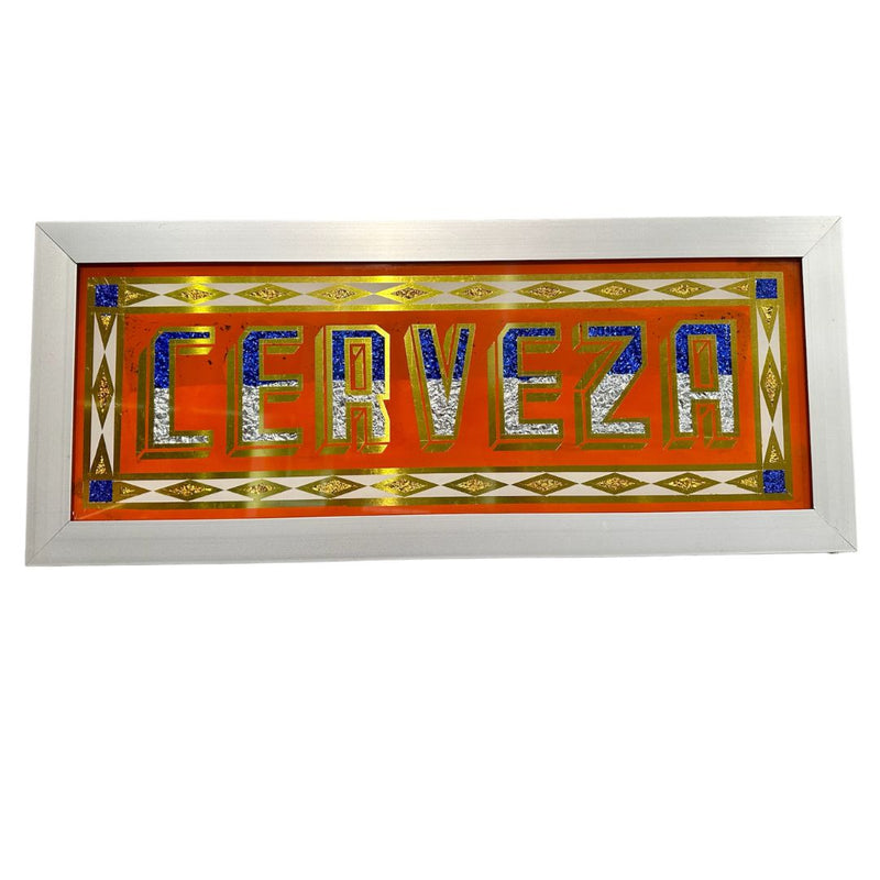 MQG  "Cerveza" Mirror Art (curbside or in-store only) - Rancho Diaz