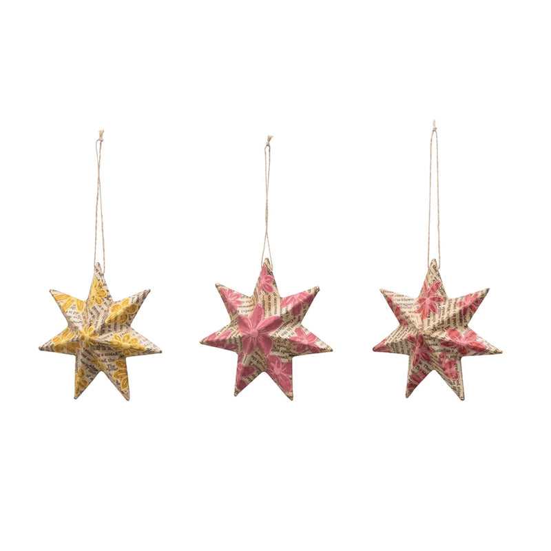 CCO Paper Mache Star Ornament - Rancho Diaz