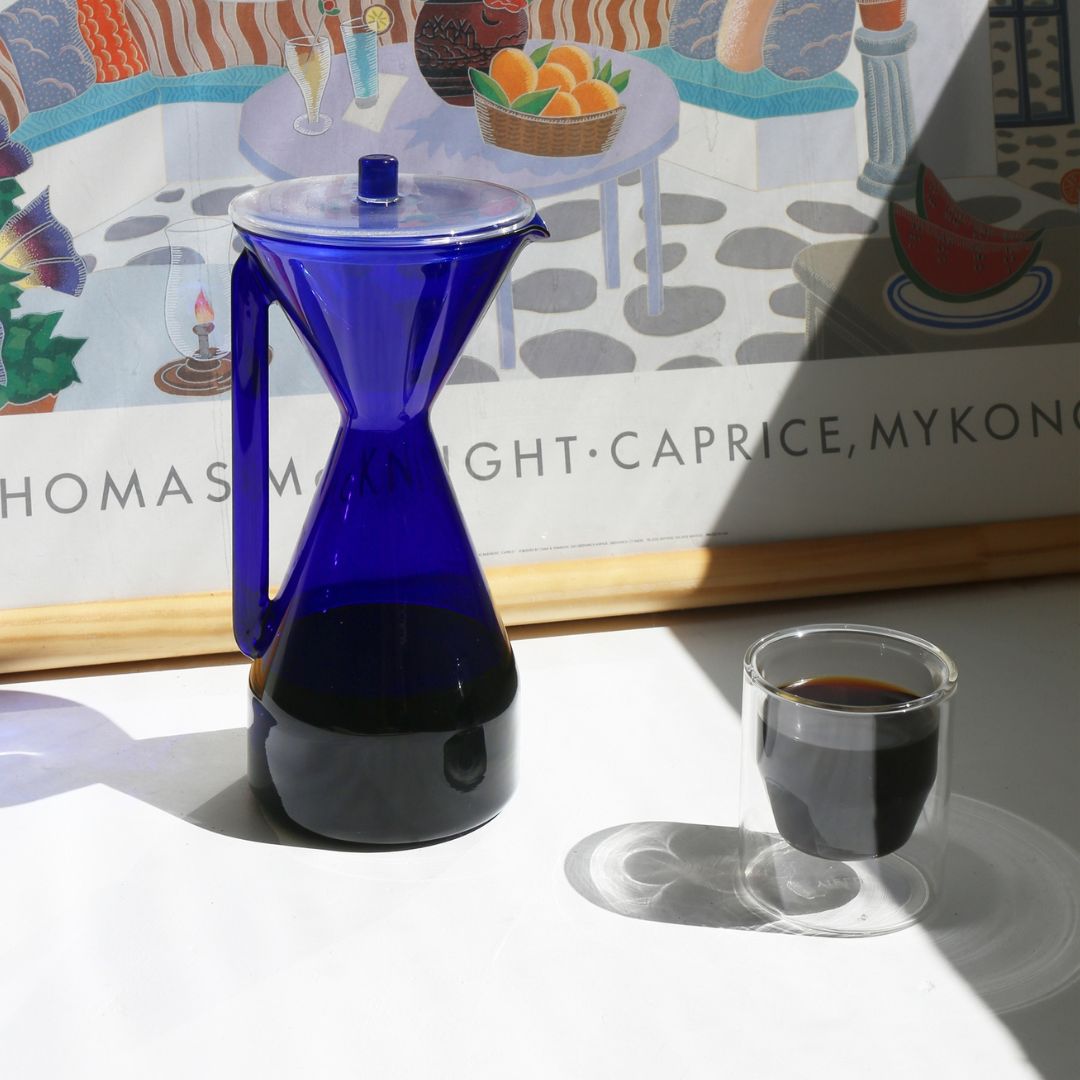 Yld Cobalt Pour Over Carafe Rancho Diaz 8406