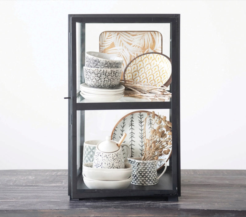 CCO Metal and Glass Display Cabinet with 1 Shelf(Curbside & in-store pick up only) - Rancho Diaz