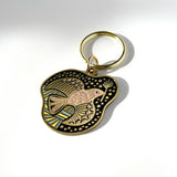 PPP Folk Bird Guide Enamel Keychain - Rancho Diaz