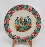 GP Dinner Plate w/ Design Cowboy, Cowgirl, Rooster - Rancho Diaz