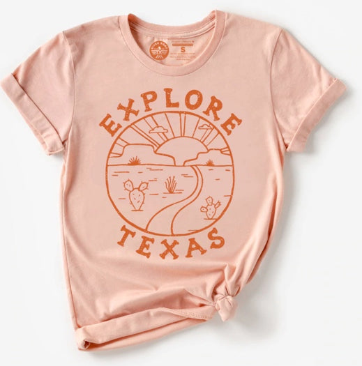 RRCC Explore Texas T Shirt - Rancho Diaz
