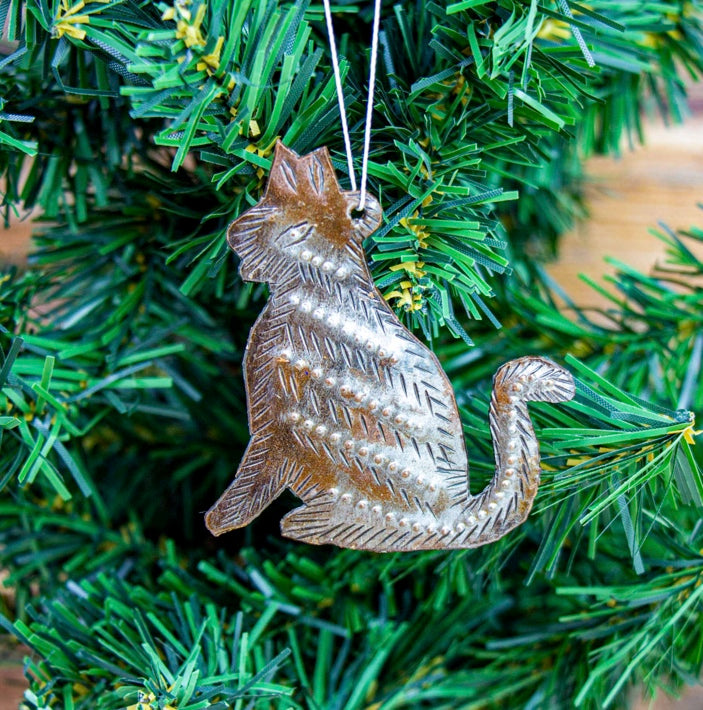 GCR Cat Metal Ornament - Rancho Diaz