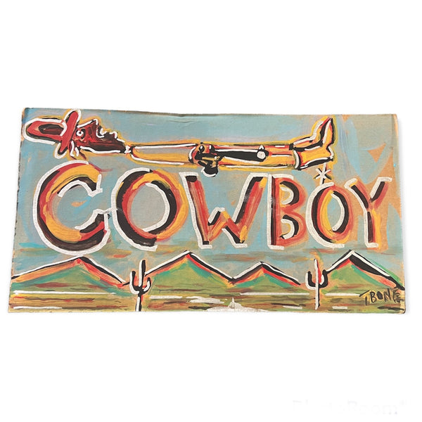 TBN Cowboy Original Painting - Rancho Diaz