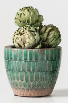 CCO Green Tiled Planter (Curbside & in-store) - Rancho Diaz