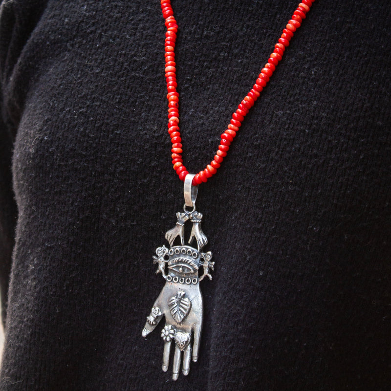 AGM Oaxacan Handmade Silver Necklace - Maravilla - Rancho Diaz