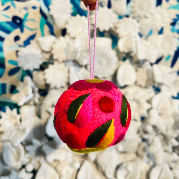 DAI Embroidered Sphere Ornaments - Rancho Diaz