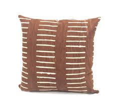 BRW Niabyngi Rust Throw Pillow(Curbside & in-store pick up only) - Rancho Diaz