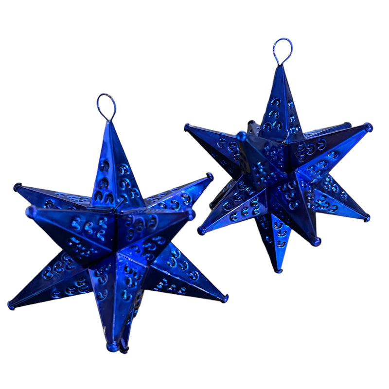 LD Blue 12 Point Star Ornament - Rancho Diaz