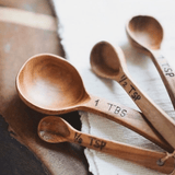 UPCR Set of 4 Wood Measuring Spoons - Rancho Diaz