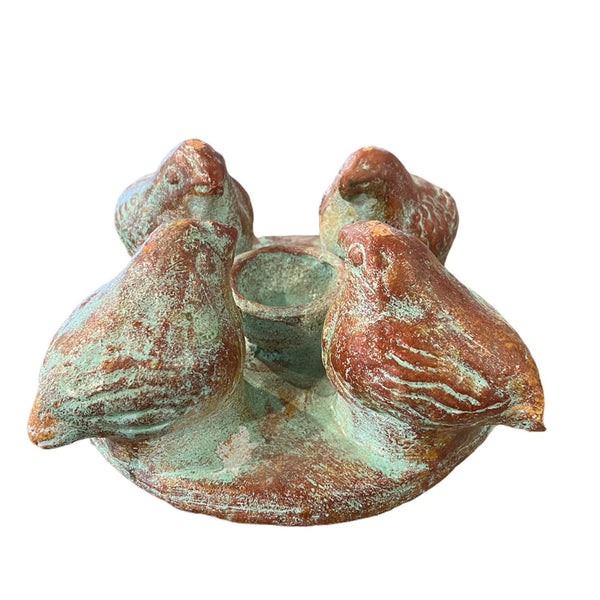 TV Birds in a Circle Candleholder (Curbside & in-store pick up) - Rancho Diaz