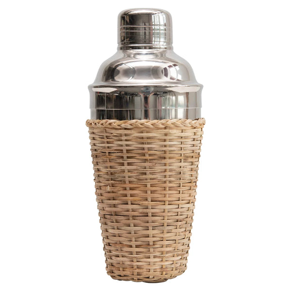 CCO Cocktail Shaker with Rattan Sleeve - Rancho Diaz