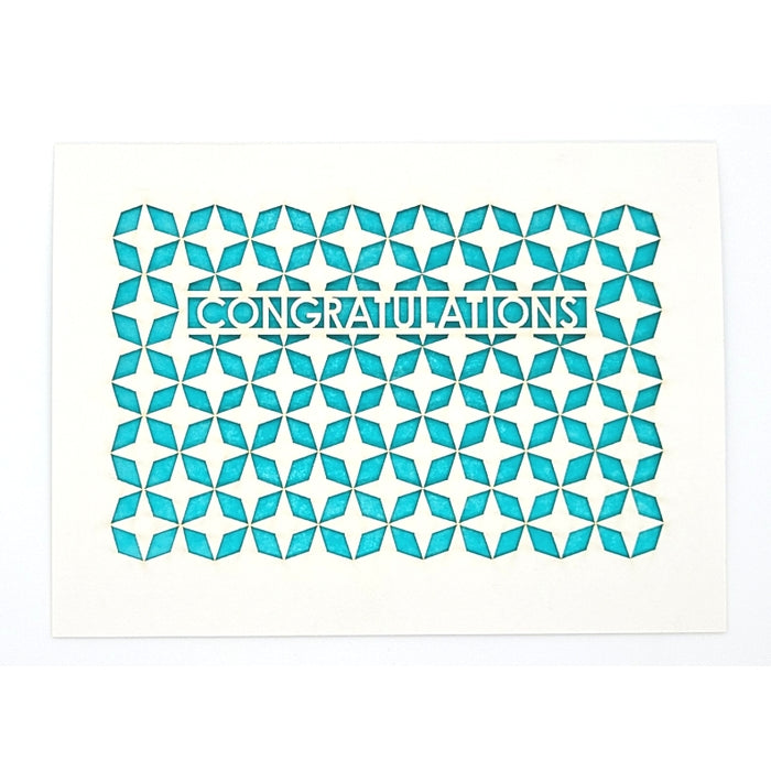 TWH Congratulations Diamond Cut Card Rancho Diaz