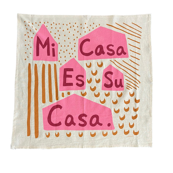 C&C Mi Casa Es Su Casa Tea Towel - Rancho Diaz