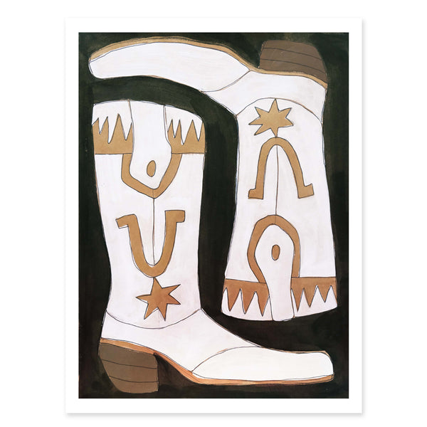 AB Lucky Boots Print - Rancho Diaz