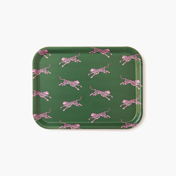BLKT* Pink Leopard Tray - Rancho Diaz