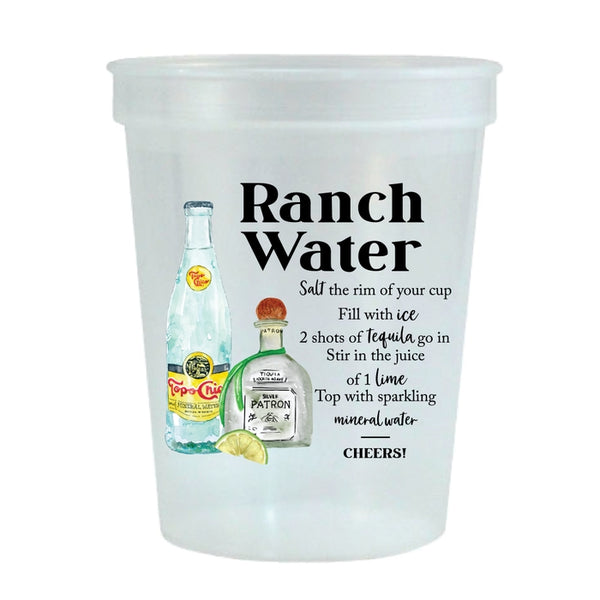SHH** Ranch Water Cups - Rancho Diaz