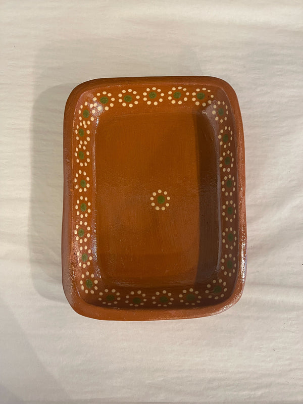 AES Rectangle Terracotta Plate - Small - Rancho Diaz