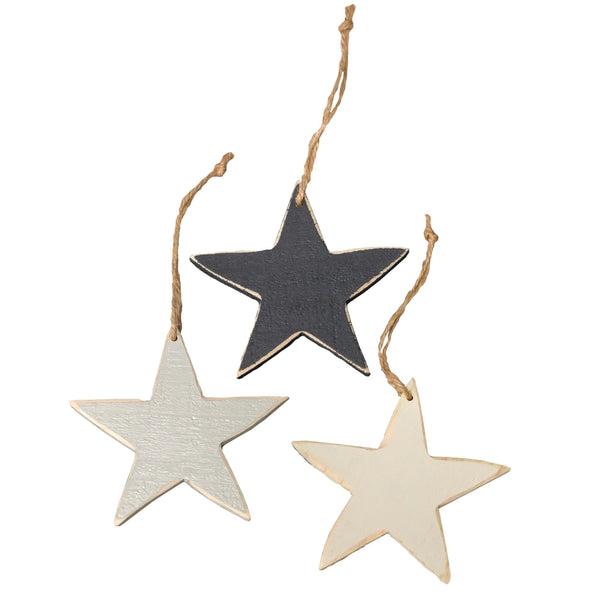 THC Wooden Star Ornaments - Rancho Diaz