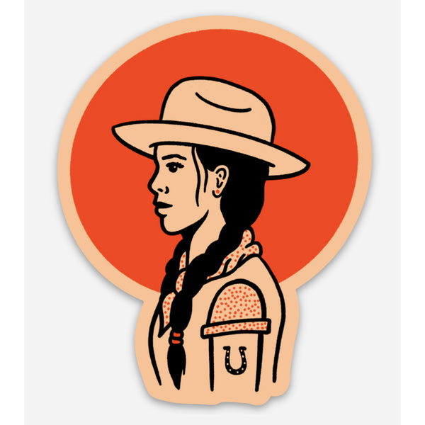 IAP Cowgirl Sun Sticker - Rancho Diaz