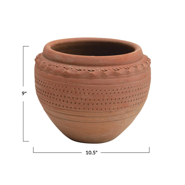 CCO  Textured Terracotta Pot - Rancho Diaz