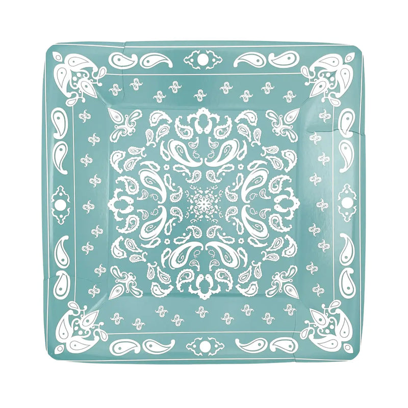 PW Dusty Turquoise Dinner Plates - Rancho Diaz