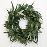 ANDL Willow and Silver Dollar Eucalyptus Wreath (Curbside & in-store pick up) - Rancho Diaz